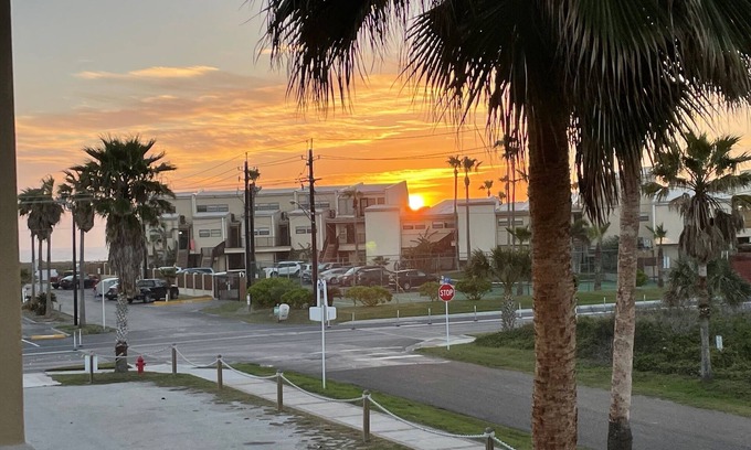 South Padre Island Condo | Condo super close to the beach with a view of SpaceX Launch in the sky!