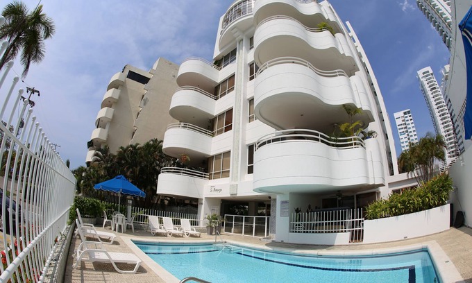 Castillogrande Condo | Condo with magnificent views and steps to pool and best beaches in Cartagena