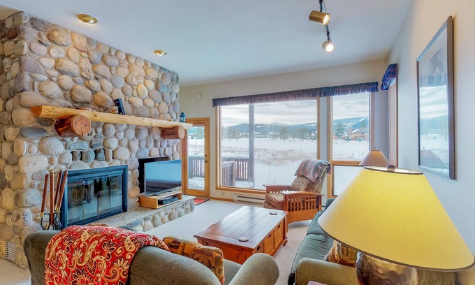 Big Sky Meadow Village Condo | Condo with WiFi, fireplace, hot tub, & swimming pool