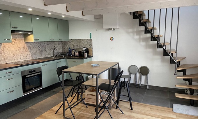Enveitg Apartment | Condominium - Balcony - Mountain - Nature
