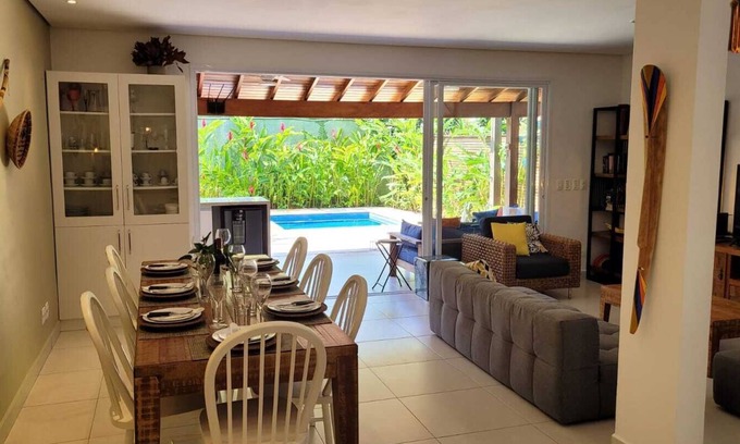 Praia do Pauba Condo | Condominium house 250m from Paúba beach, private exit to the beach, serv.de beach