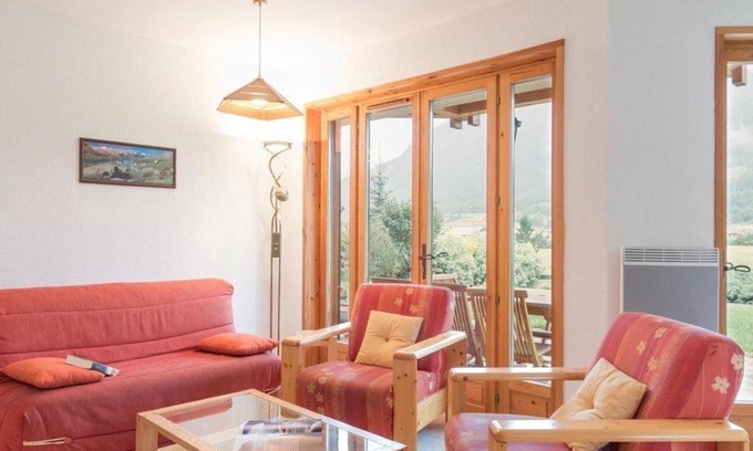 Monetier-les-Bains Apartment | Confortable appartement 4 pièces, terrasse, parking, proximité pistes et navettes - 6 couchages - FR-1-330F-135