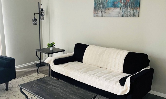 Elkins Park Apartment | Contact us for Long Stay Discount 1BR Condo | Free Parking, Balcony, Walk-In Closet! Enjoy a peaceful and modern 1-bedroom retreat with everything you need to relax, work remotely, or explore the Philadelphia area! Contact us for Discount