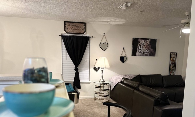 Hoover Apartment | Contemporary and Cozy Stay