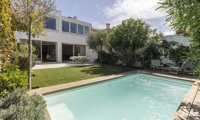 Belem Ski Chalet | Contemporary Restelo Pool Haven by CadenzaLux