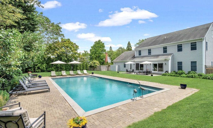Village of Southampton House | Contemporary Southampton Village Home Walking Distance to Town, Pool,.