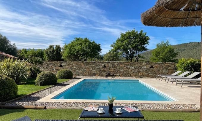 Saint-Florent House | Contemporary villa with swimming pool and private garden