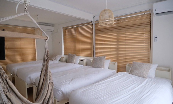Genka House | Conveniently located near Junglia, Churaumi Aquarium and Kouri Island!