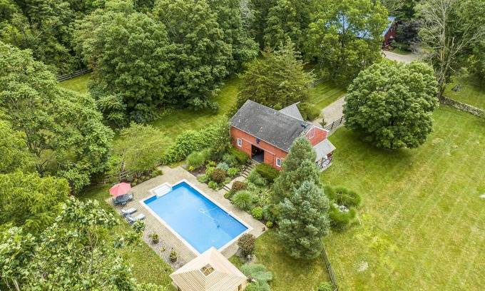 Pleasant Valley House | Converted Barn, Estate Setting , & Pool in Hudson Valley near Millbrook