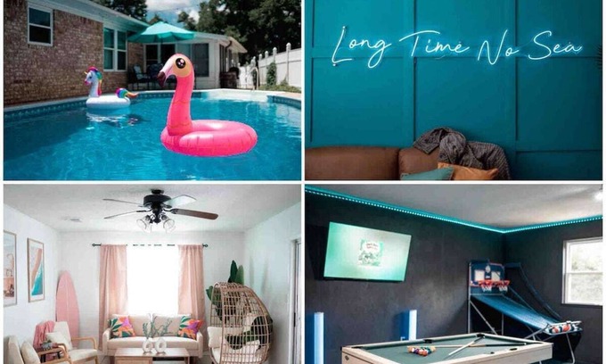 Bellview House | Cool Blue BnB · Pool~Huge Game Room~Golf~5Min