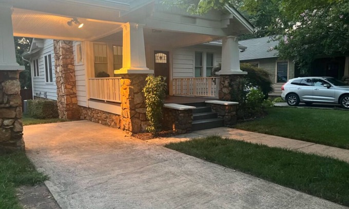 Plaza Midwood House | Coolest Street in Charlotte in Historic Plaza Midwood 2 bedroom 1.5 bath home.