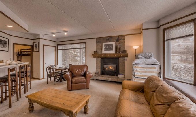 Copper Mountain Village Apartment | Copper Center Village. Newly renovated. Gas Fireplace. FREE Underground Parking.