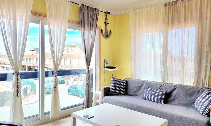 El Cotillo Apartment | Corner Pent house with ocean & sunset view