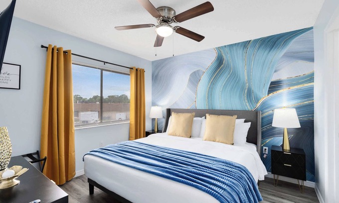 Titusville Apartment | Cosmic Getaway Nasa Pool Bbq Gym Game
