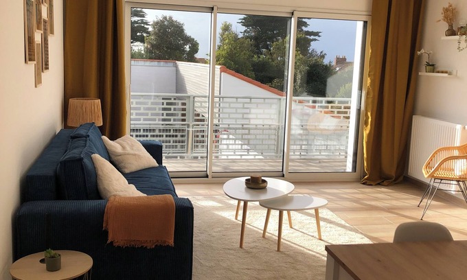 La Bernerie-en-Retz Apartment | Cosy apartment 100m from the beach