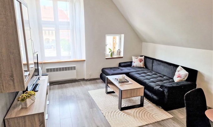 Broumov Apartment | Cosy apartment for 4 people with WIFI, TV and parking