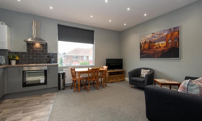 Bowburn Apartment | Cosy, modern one bedroom apartment close to Durham