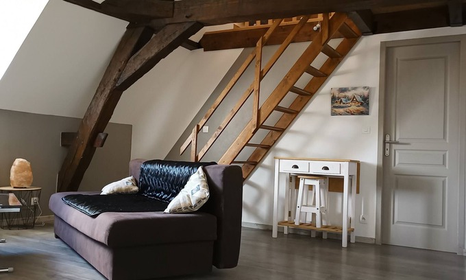 Mirebeau-sur-Beze Apartment | Cosy, very quiet apartment
