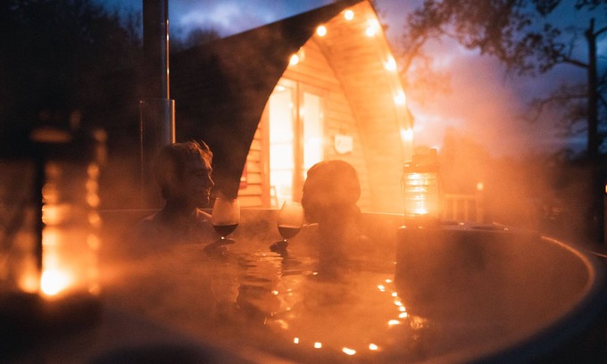 Wing Cabin | Cosy Woodland Cabin with Hot Tub