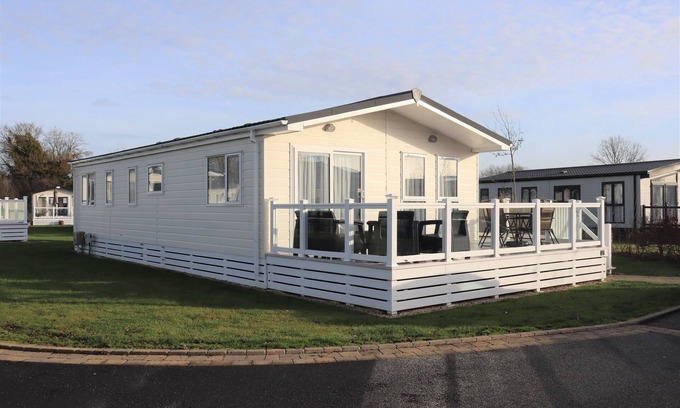South Cerney House | Cotswold water park, Hoburne cotswolds luxury lodge.