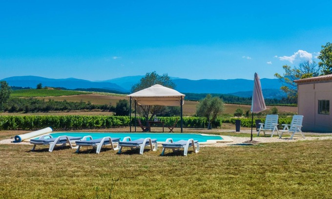 Conilhac-de-la-Montange House | Cottage classified 3 * in vineyard with magnificent views and private pool