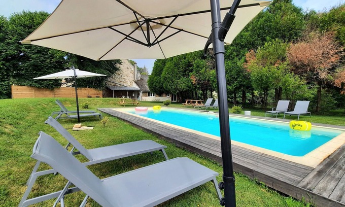La Chapelle-Rablais House | Cottage for 10 p max/Private swimming pool/Pond/Ideal location/Paris less 1 hour