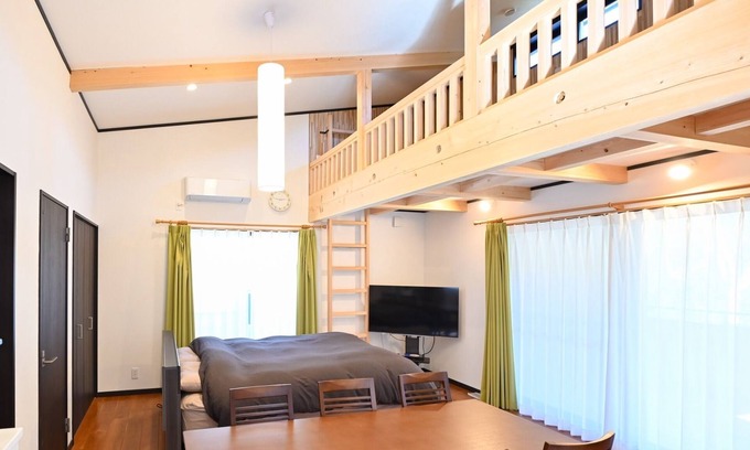 Kihoku Cottage | Cottage Loft Terrace Westernstyle room with / Kitamuro-gun Mie