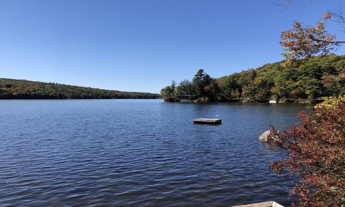 Harrisville Cottage | Cottage on the lake-you can't get any closer!