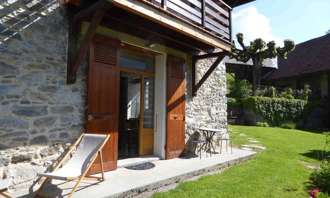 Sainte-Agnes Cottage | Cottage under the three peaks Belledonne Isère Alpes Prapoutel Studio 2 people