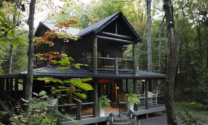Dover Cottage | Cottage with fireplace and hot tub - on 400 acre property!