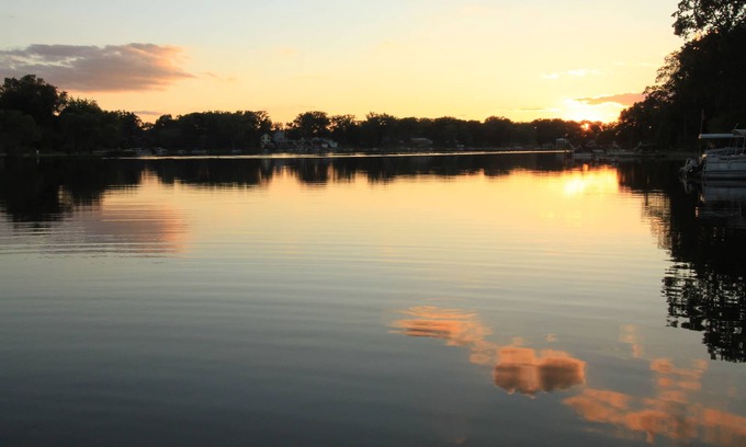Howell House | Cottage with Huge Grassy Yard Fronting on All Sports Lake Chemung