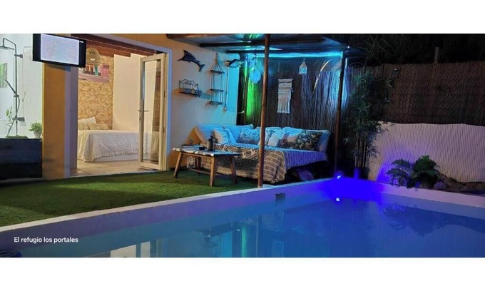 Los Portales Cottage | Cottage with private pool (pets allowed)