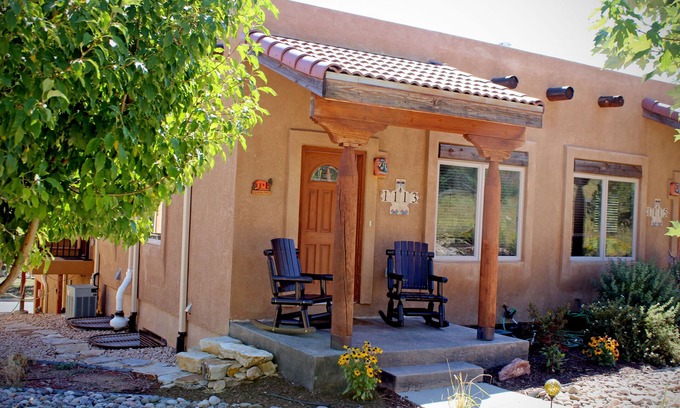 Colorado Springs House | Counting Stars Adobe, beautiful private rooftop deck, unique property