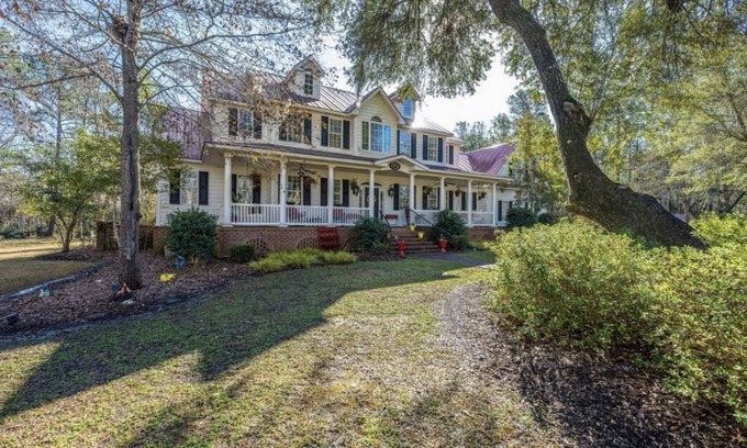 Moncks Corner House | Country Estate Private Pool/Pond on 21 acres