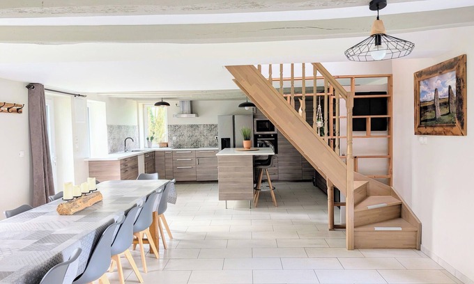 Guemene-Penfao House | Country gîte for 12 people in the Daon valley
