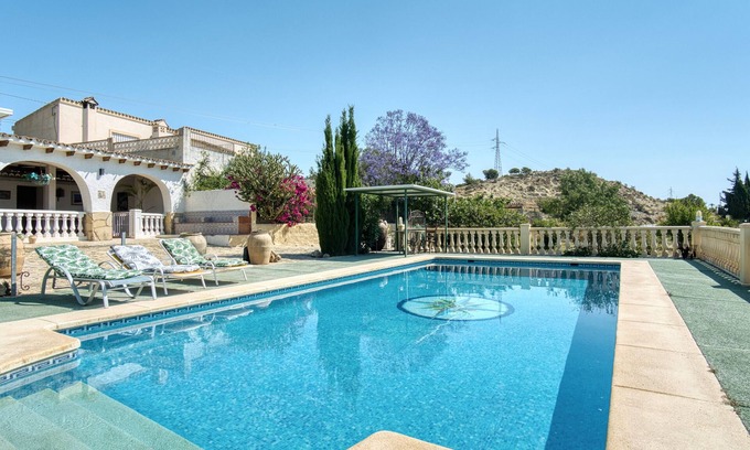 Villajoyosa House | Country House 'Delfos' with Sea View, Private Pool and Private Terrace
