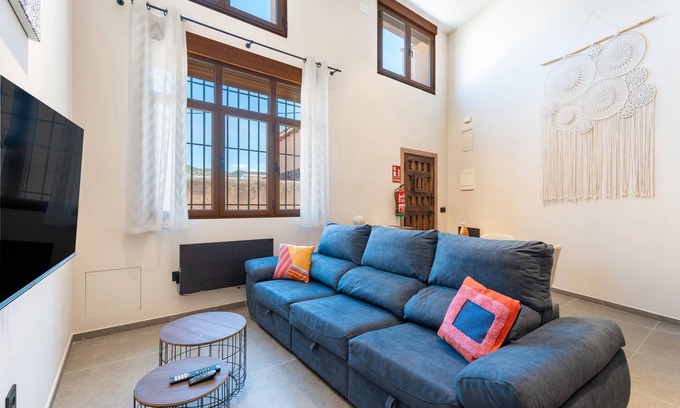 Casas Altas House | Country House 'El Gallinero, Loft Y Spa' with Mountain View, Private Terrace and Private Garden