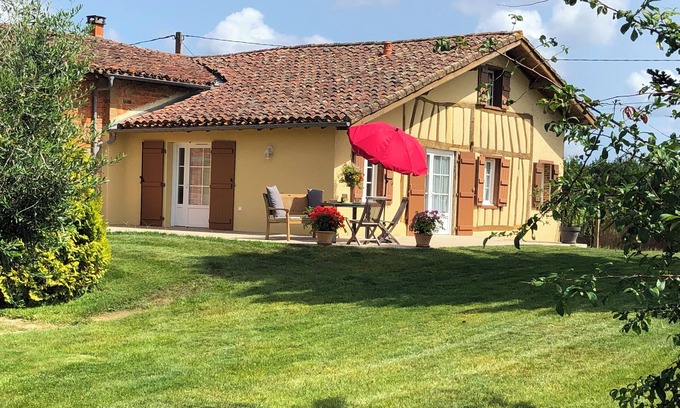 Estang House | Country house, enclosed garden.