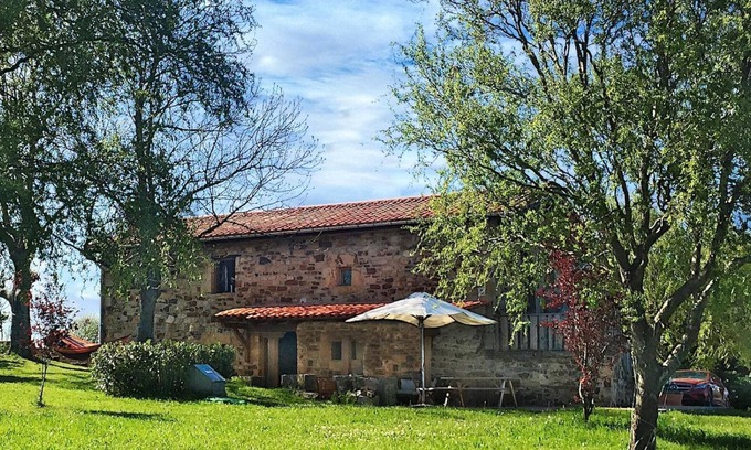 Lierganes House | Country House 'La Casa Del Chileno' with Sea View, Private Terrace and Private Garden