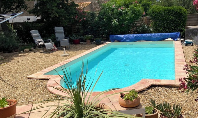 Puicheric House | Country house on vineyard with swimming pool