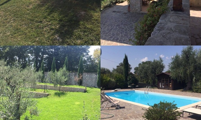 Montefalcione House | Country house with living room with cellar and swimming pool