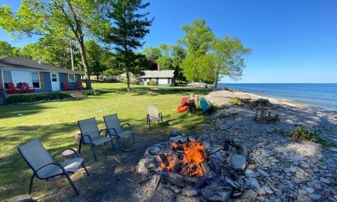 Milford Cottage | County Beach House - right on South Bay with incredible Lake Ontario views
