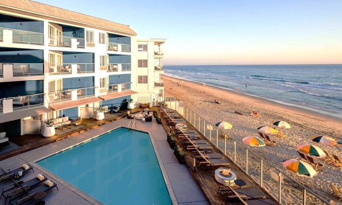 Carlsbad Village House | Courtyard 2 Double at Beach Terrace, Outdoor Pool, Beachfront Property
