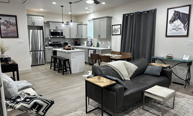 Elko House | Cowboy Chic townhome with AC in Elko