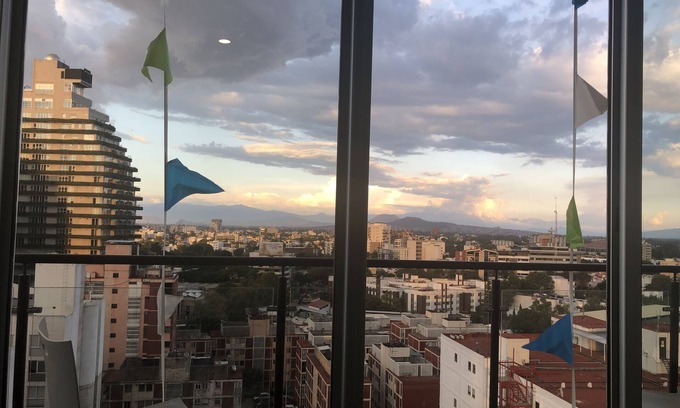 Del Valle Apartment | Coyoacan cineteca luxury apartment overlooking the volcanoes