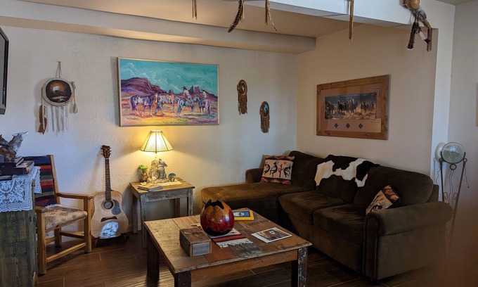 New River House | Coyote Cabin, Cowboy Decor, Scenic Desert