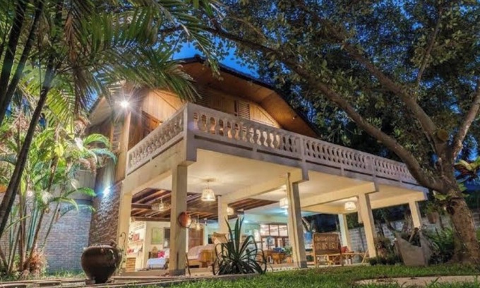 Chang Phueak House | Cozy 1-AC bedroom in beautiful Thai house. Enchanting Garden & Prime Location