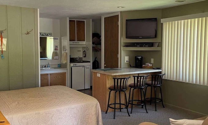 Mancelona Condo | Cozy 1-bed condo Schuss Mtn, Kitchenette, AC, WiFi