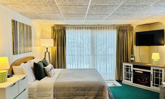 Bellaire Apartment | Cozy 1-bedroom studio in Bellaire-Skiing, Tubing, Golf, Lakes!nn