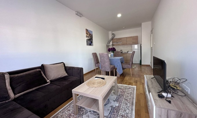 Podgorica Apartment | Cozy 1BR w/Garage, Top Area